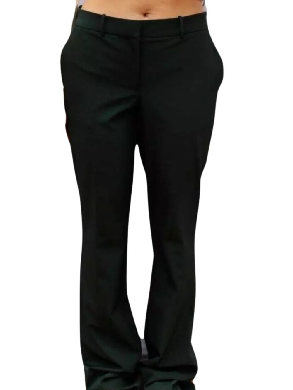 $730 Salvatore Ferragamo Polyester/Elastane Dress Pants Trouser Green Size 40 IT